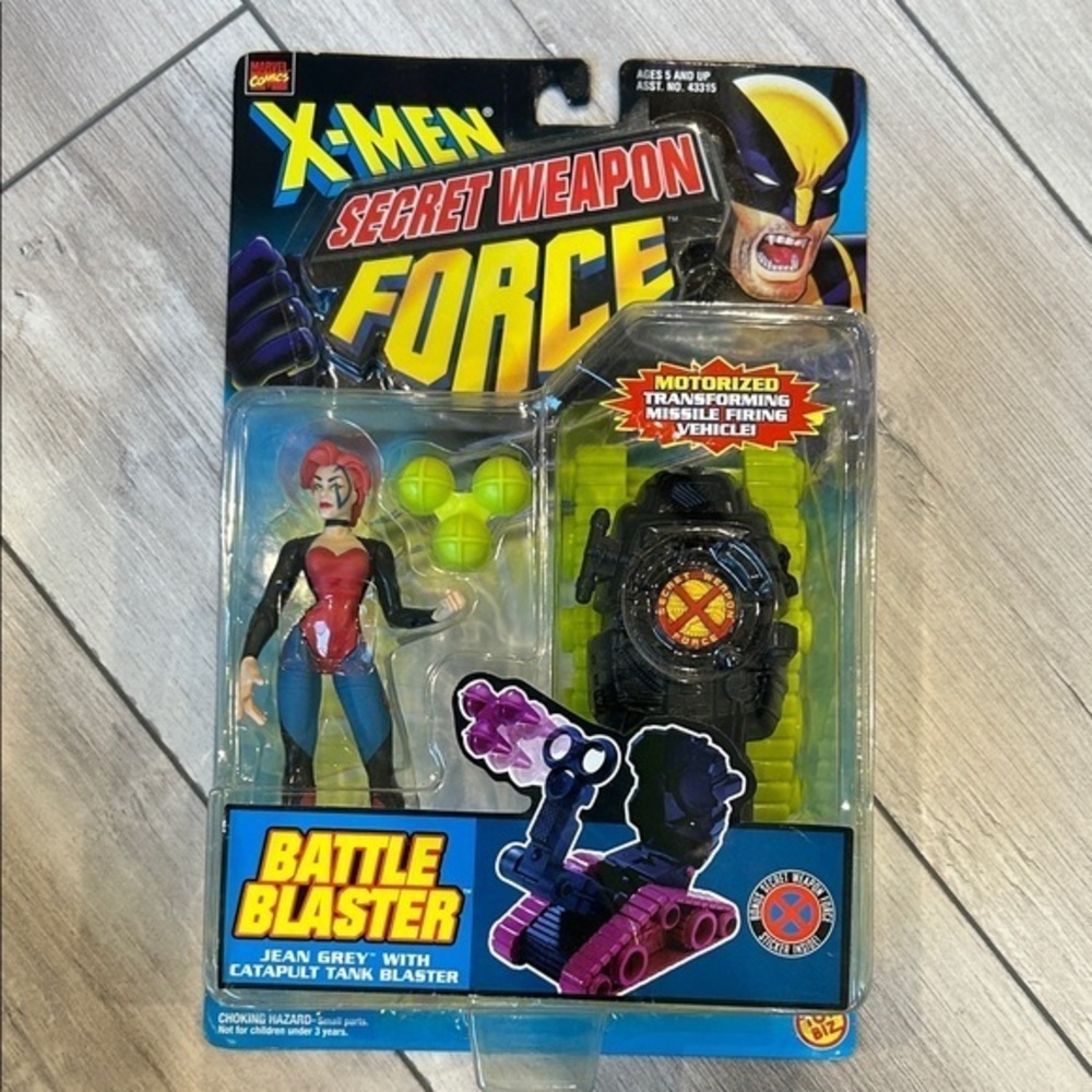 Vintage 1998 Marvel X-Men toybiz battle blaster  action figure NIP